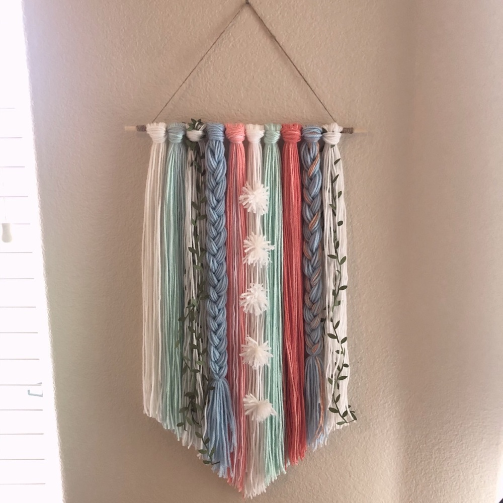 girls room boho wall decor